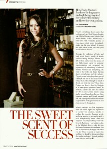 The Sweet Scent of Success The Peak Oct 13 Rozie 215x300 Features & News